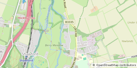 Map of Winchester, Hampshire