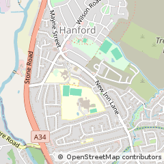 Map of Stoke-on-Trent, Staffordshire