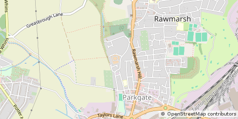 Map of Parkgate, Rotherham