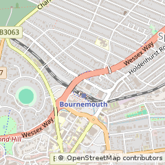 Map of Bournemouth