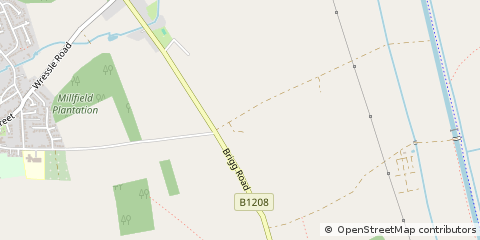 Map of Brigg, North Lincolnshire