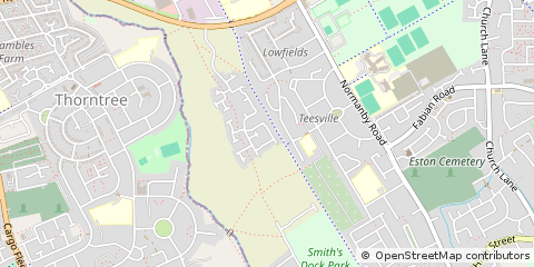 Map of Middlesbrough