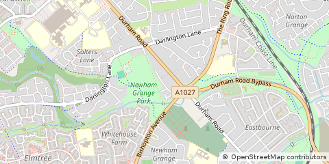 Map of Stockton on Tees, Cleveland