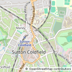 Map of Sutton Coldfield