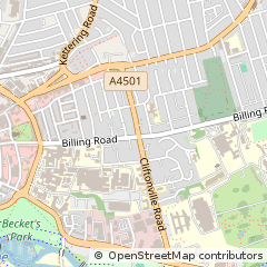 Map of Northampton