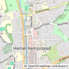 Map of Hemel Hempstead