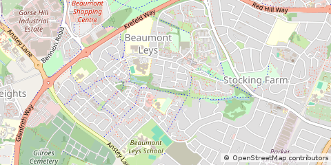 Map of Leicester