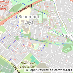 Map of Leicester