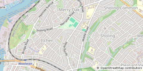 Map of Southampton