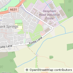 Map of Gainsborough, Lincolnshire
