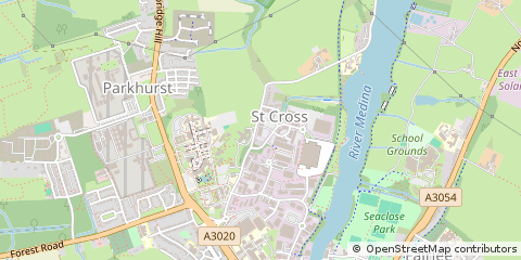 Map of Newport, Isle of Wight