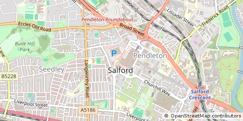 Map of Salford
