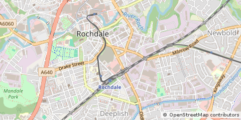 Map of Rochdale