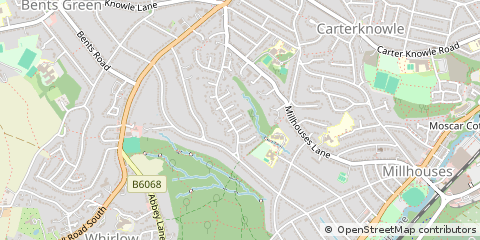Map of Sheffield