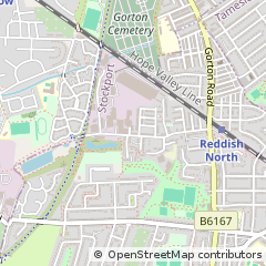 Map of Stockport, Cheshire
