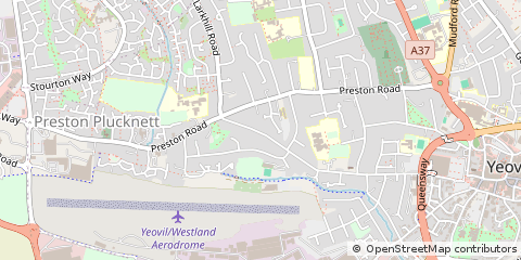 Map of Yeovil, Somerset