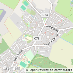 Map of Cranfield, Bedfordshire