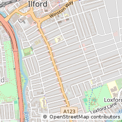 Map of Ilford
