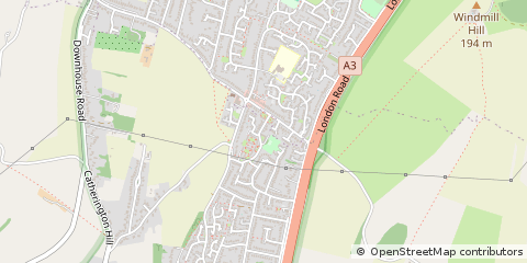Map of Waterlooville