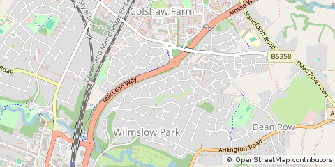 Map of Wilmslow