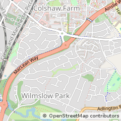 Map of Wilmslow
