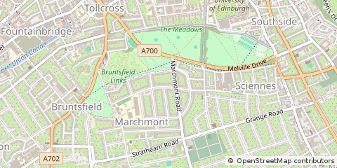 Map of Edinburgh