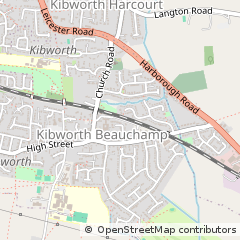 Map of Leicester, Leicestershire
