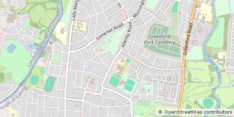 Map of Southall