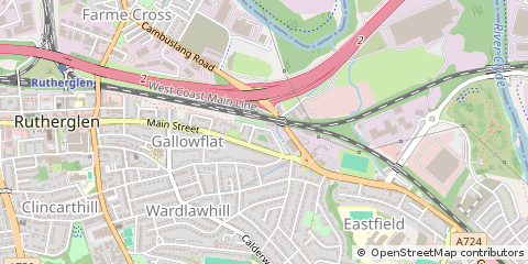 Map of Glasgow