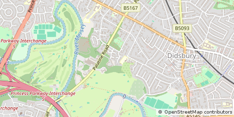 Map of Manchester