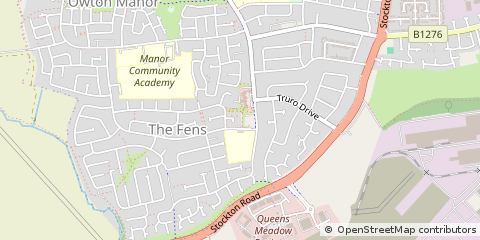 Map of Hartlepool, Cleveland