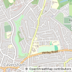 Map of Reading, Berkshire