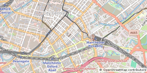 Map of Manchester