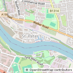 Map of Newcastle Upon Tyne