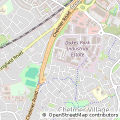 Map of Chelmsford, Essex