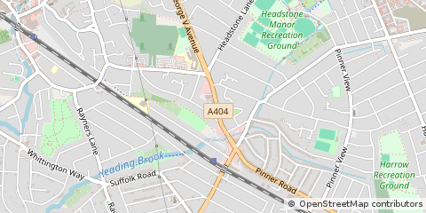 Map of Harrow