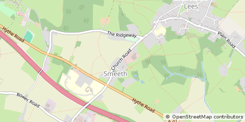 Map of Ashford, Kent