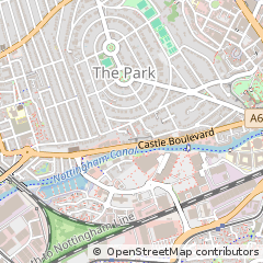 Map of The Park, Nottingham