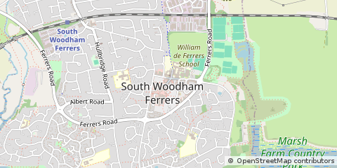 Map of Chelmsford