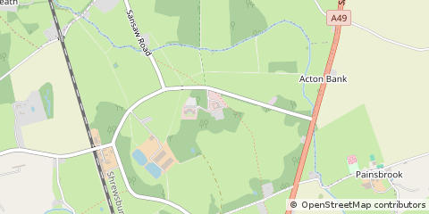 Map of Shrewsbury