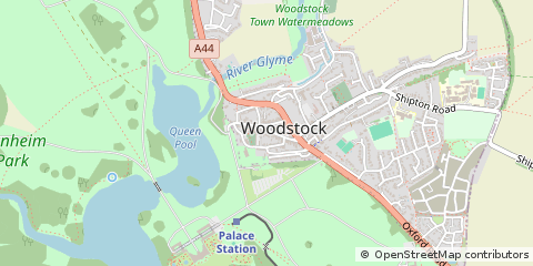 Map of Woodstock