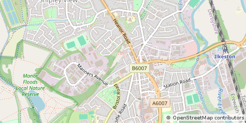 Map of Ilkeston
