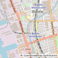 Map of Bootle, Merseyside