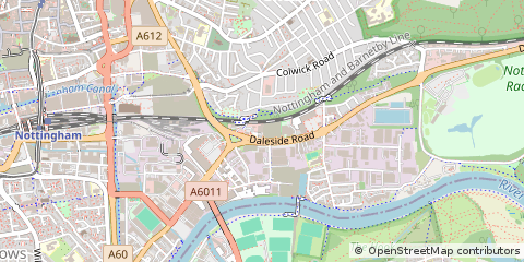 Map of Nottingham