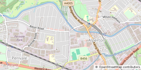 Map of Wembley, Middlesex