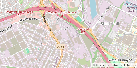 Map of Glasgow
