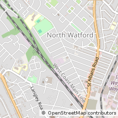 Map of Watford, Hertfordshire