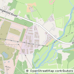 Map of Wimborne, Dorset