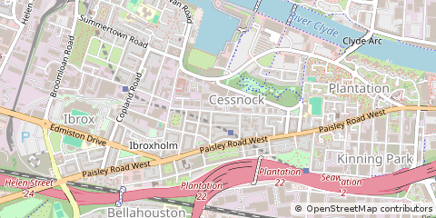 Map of Glasgow