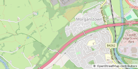 Map of Cardiff